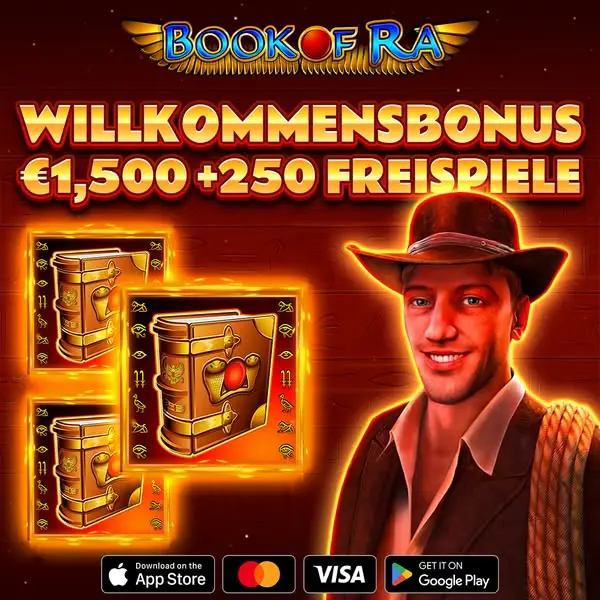 Кадр рекламы Book of Ra