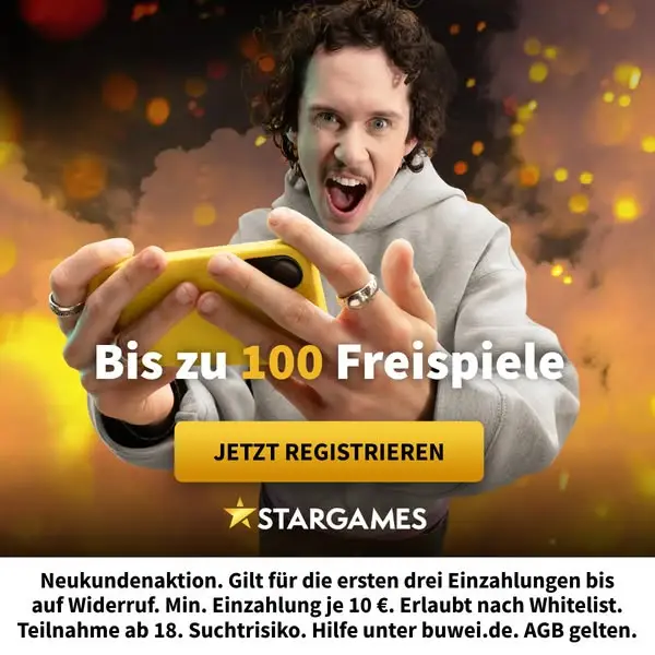 Кадр рекламы StarGames.de