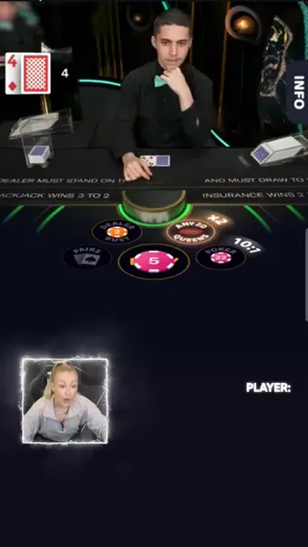 Кадр рекламы Blackjack: Real Card Game