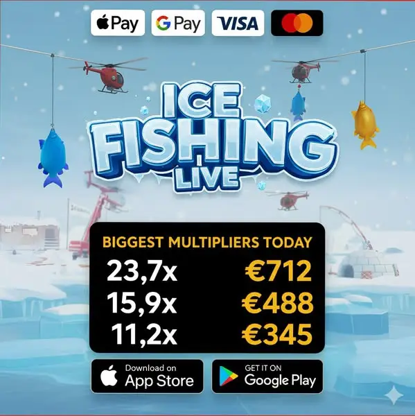 Кадр рекламы Ice Fishing