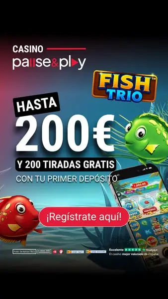 Кадр рекламы Casinopauseandplay.es