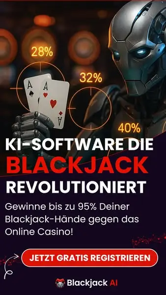 Кадр рекламы Blackjack-AI.com