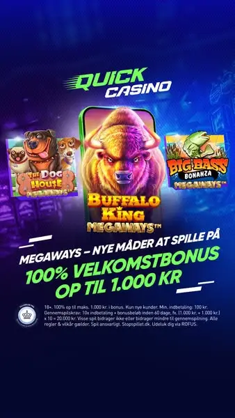 Кадр рекламы Quick Casino Danmark