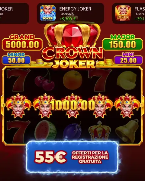 Кадр рекламы Lucky Crown