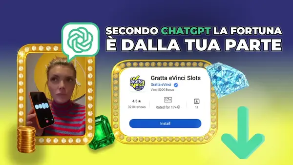 Кадр рекламы Gratta Evinci Slots