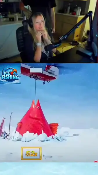 Кадр рекламы ICE Fishing