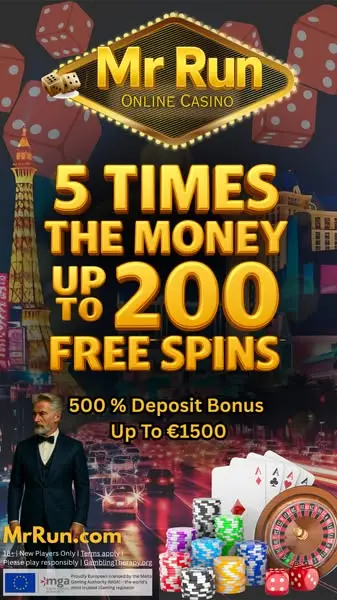 Кадр рекламы MrRun Casino & Sportsbook