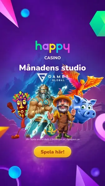 Кадр рекламы Happycasino.se