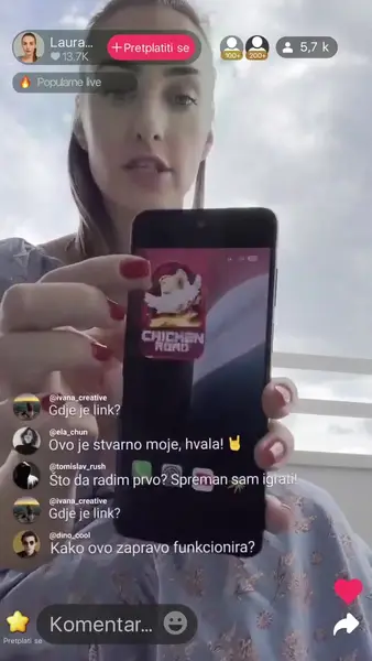 Кадр рекламы Sparkling Serendipity