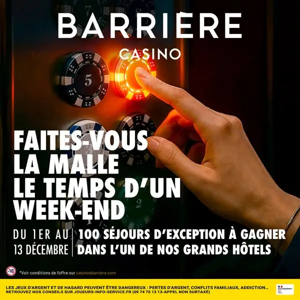 Кадр рекламы Casino Barrière Toulouse