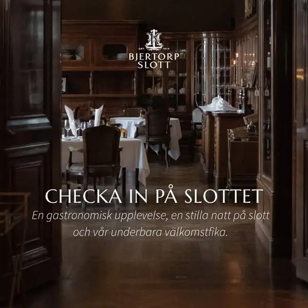 Кадр рекламы Bjertorp Slott