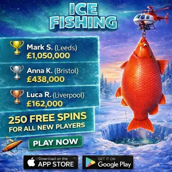 Кадр рекламы Ice Fishing