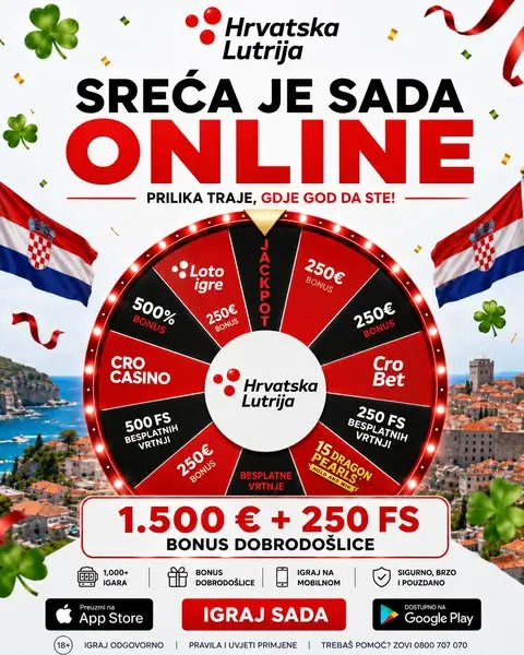 Кадр рекламы Hrvatska Lutrija