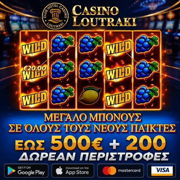 Кадр рекламы Loutraki Online