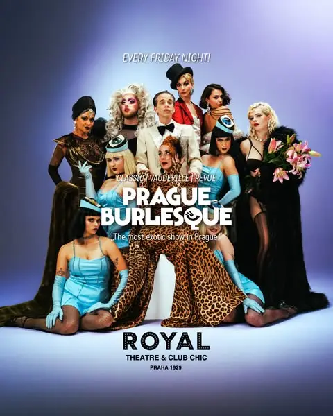 Кадр рекламы Prague Burlesque