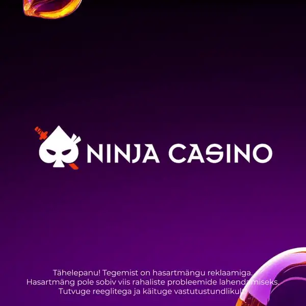 Кадр рекламы NinjaCasino Estonia