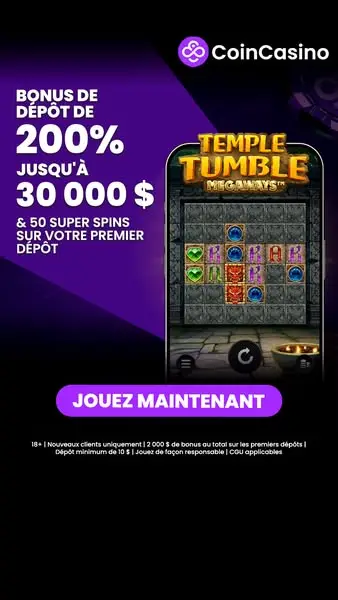 Кадр рекламы CoinCasino