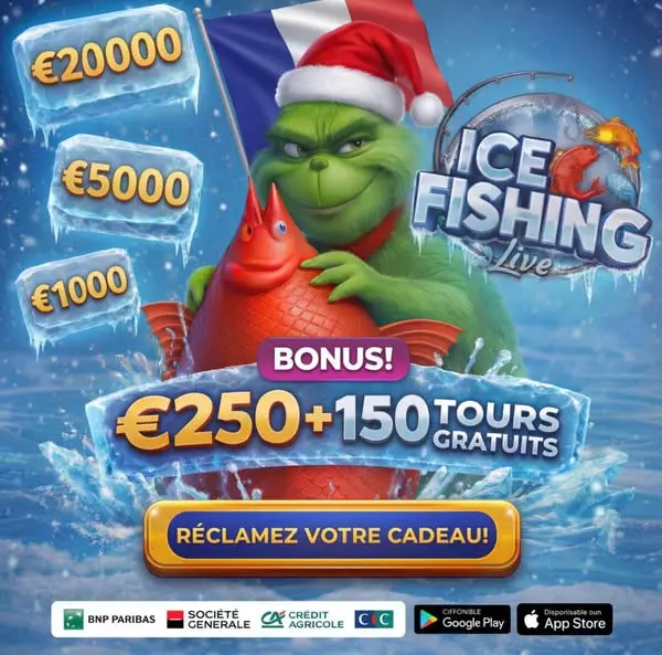 Кадр рекламы Ice Fishing Europe