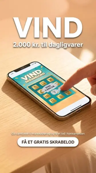 Кадр рекламы Velkomstgaven.dk
