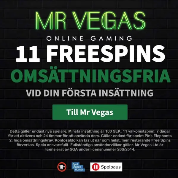 Кадр рекламы Mr Vegas
