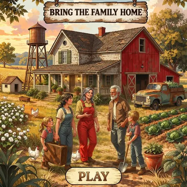 Кадр рекламы Taonga: The Island Farm