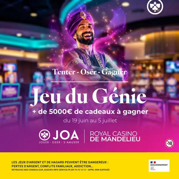 Кадр рекламы Royal Casino JOA de Mandelieu