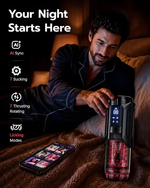 Кадр рекламы AI Seduction Hub