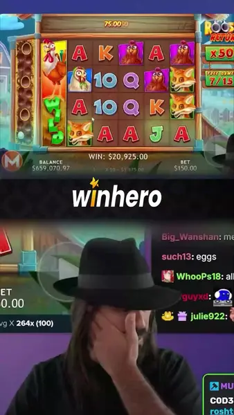Кадр рекламы WinHero EU Casino