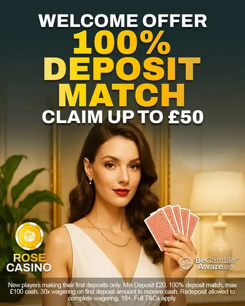Кадр рекламы Rose Casino