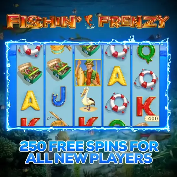Кадр рекламы Fishin Frezy