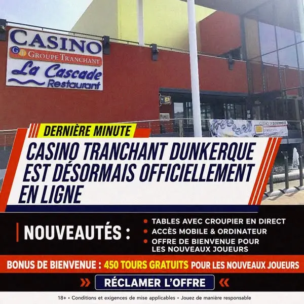 Кадр рекламы Сasino Tranchant Dunkerque
