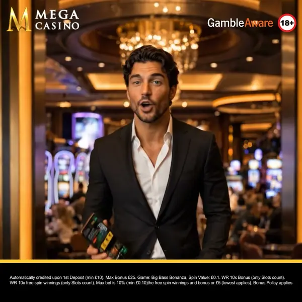 Кадр рекламы Mega Casino
