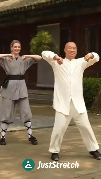 Кадр рекламы JustStretch