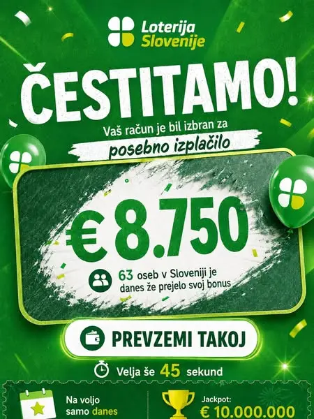 Кадр рекламы Srečna Slovenija