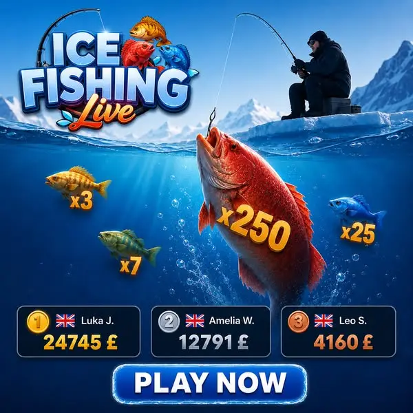 Кадр рекламы Ice Fishing Live