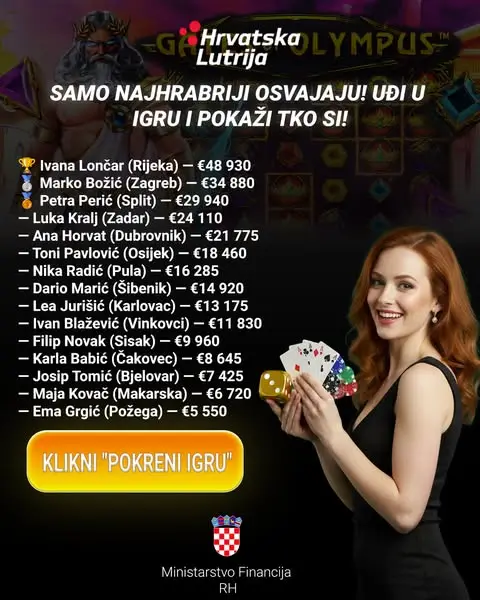 Кадр рекламы Hrvatska Lutrija