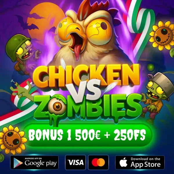 Кадр рекламы Chicken Zombies Game