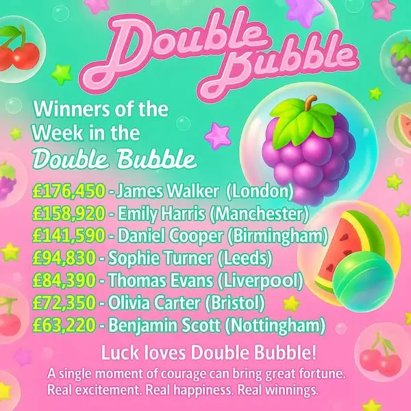 Кадр рекламы Double Bubble App