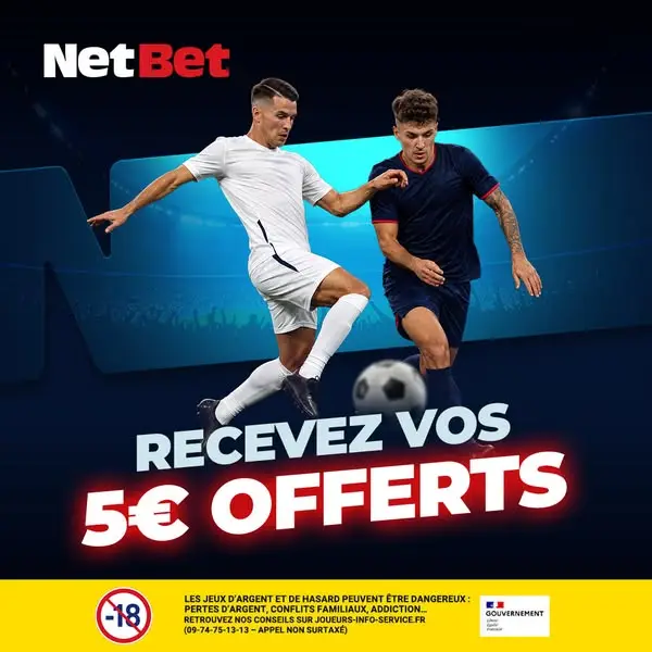 Кадр рекламы NetBet Sports France