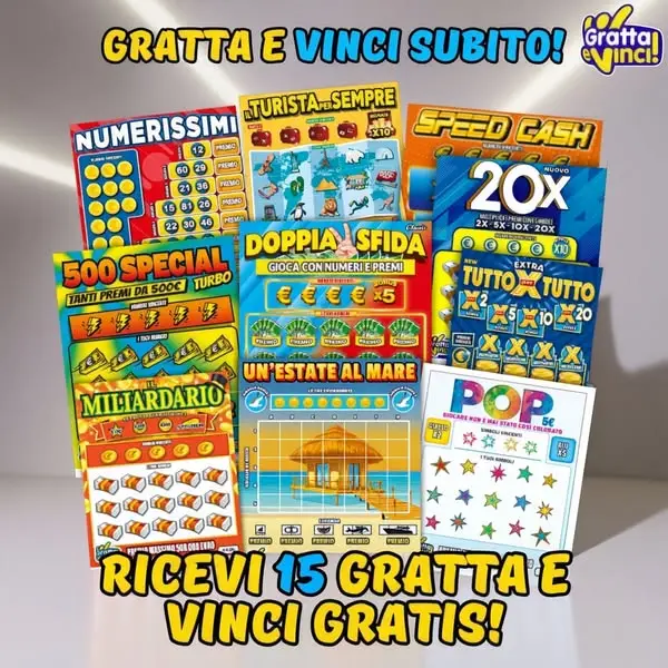 Кадр рекламы Online Gratta e Vinci