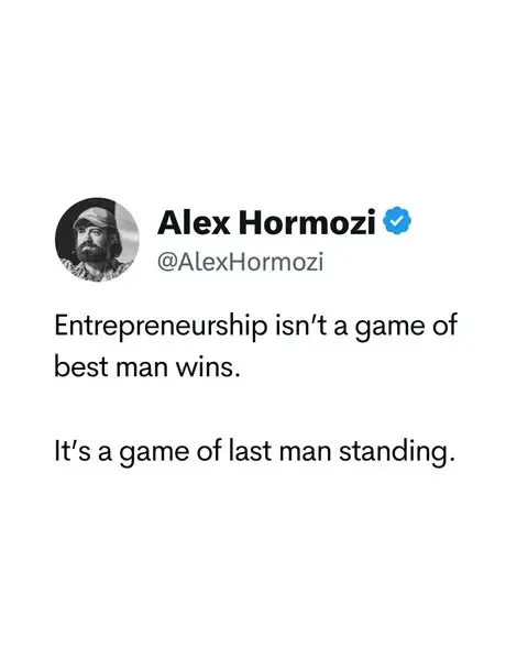 Кадр рекламы Alex Hormozi