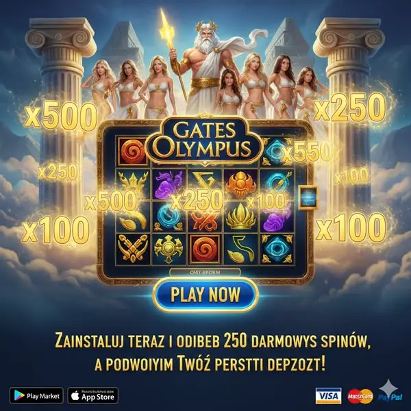 Кадр рекламы Gates Of Olympus PL