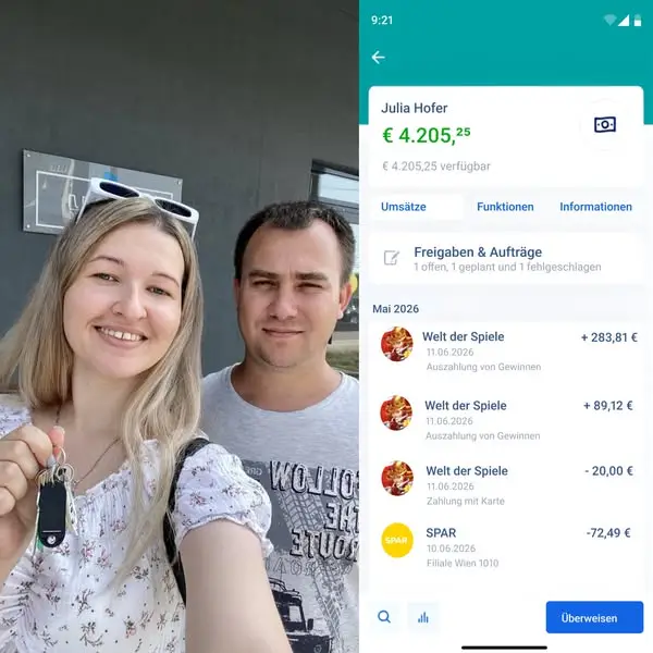 Кадр рекламы Julia Hofer