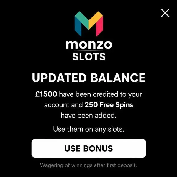 Кадр рекламы Monzo Slots