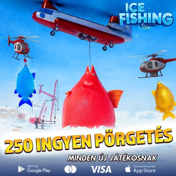 Кадр рекламы Ice Fishing Live