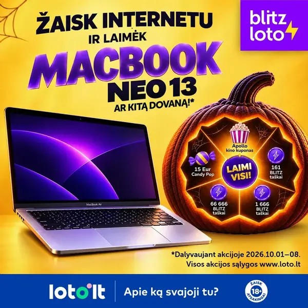 Кадр рекламы Loto.lt