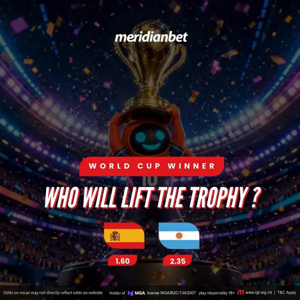 Кадр рекламы MeridianBet