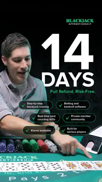 Кадр рекламы Blackjack Apprenticeship | Blackjack Strategy & Card Counting