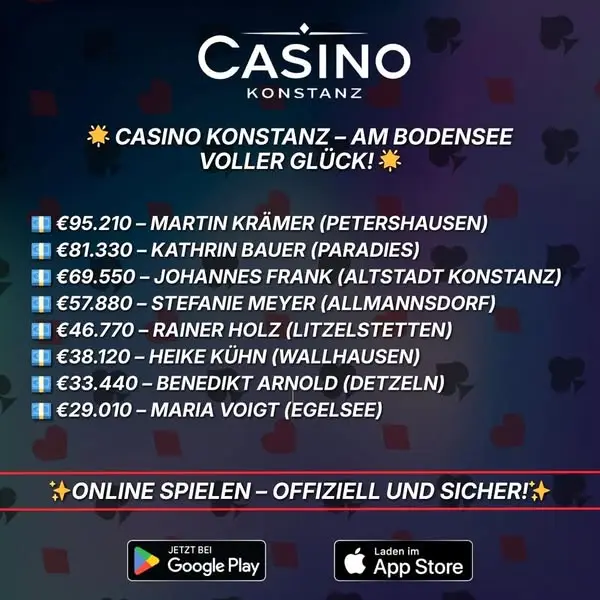Кадр рекламы Spielbanken Deutschland Online