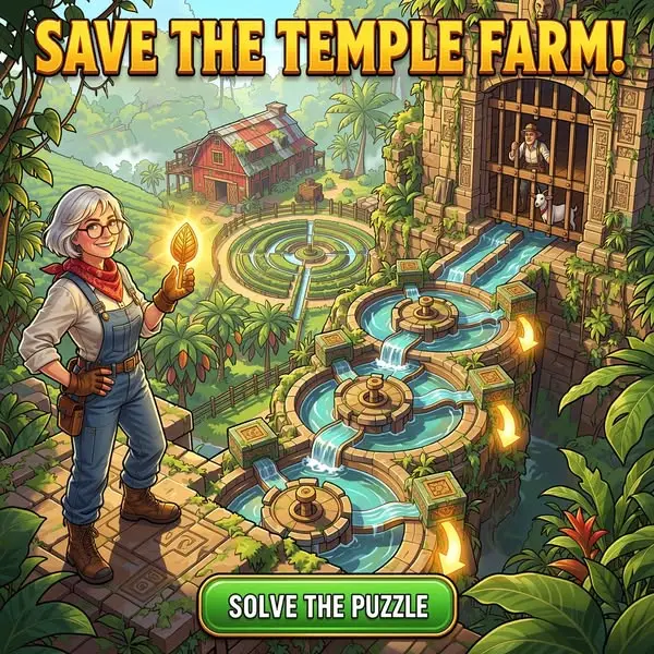 Кадр рекламы Taonga: The Island Farm
